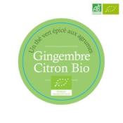 Thé saveurs Gingembre-Citron Bio Pochette 100g