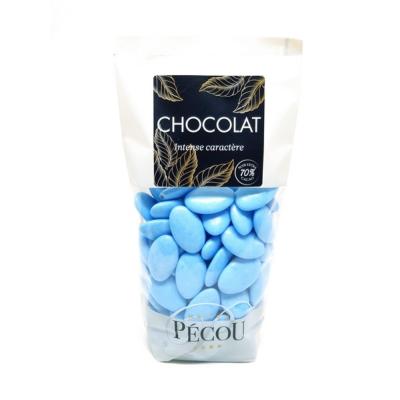 Dragées Chocolat 70% Bleu Azur 250g