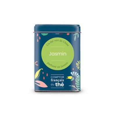 Thé au Jasmin avec Fleurs - Boite Métal 100g