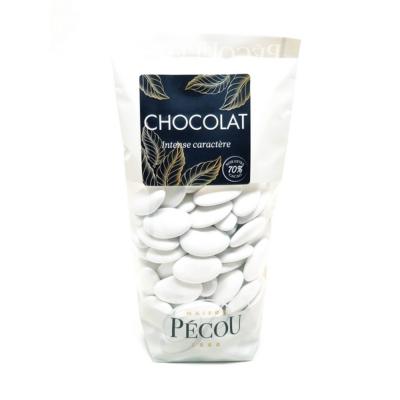 Dragées Chocolat 70% Blanc Vernis 250g