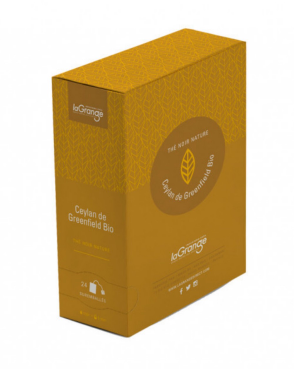 Thé noir - Ceylan de Greenfield - Boite 24 sachets