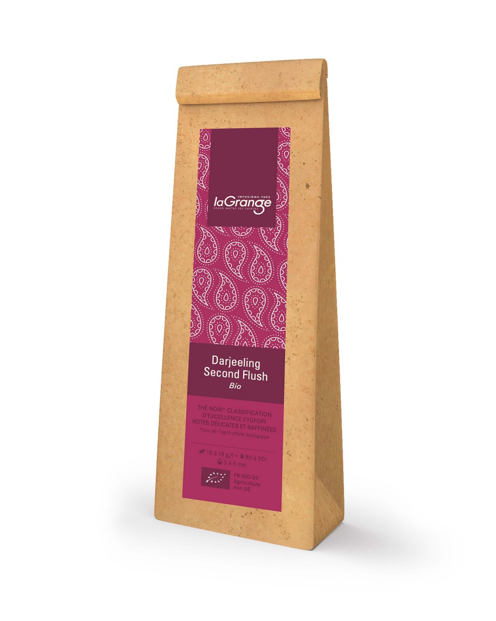 Thé noir - Darjeeling second flush - Pochette 100g