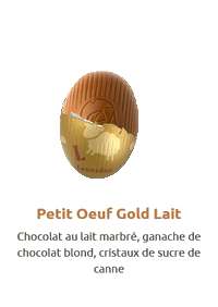 Petit oeuf gold lait