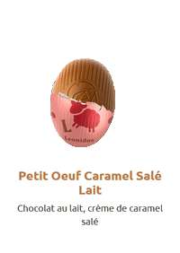 Petit oeuf caramel salé lait