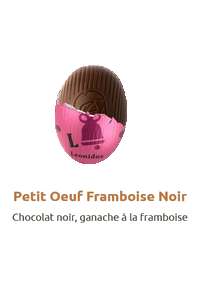Petit oeuf framboise noir