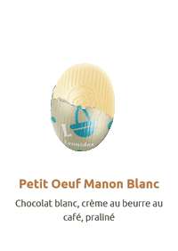 Petit oeuf manon blanc