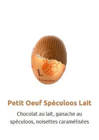 Petit oeuf spéculoos lait
