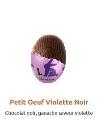 Petit oeuf violette noir