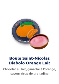 Boule St Nicolas diabolo orange