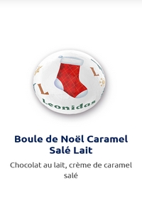Boule de Noël caramel