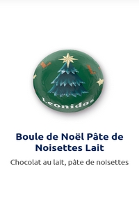Boule de Noël Pâte de Noisettes