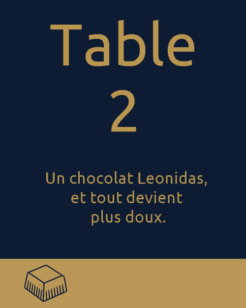 Table N°2
