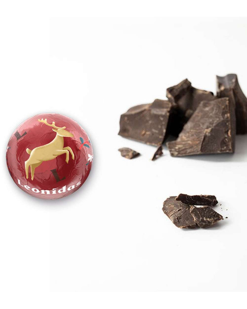 Boule de Noël Mont Blanc Marron Noir