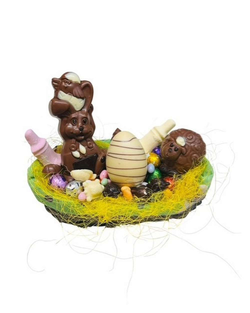 Panier Tissu Pâques Leonidas