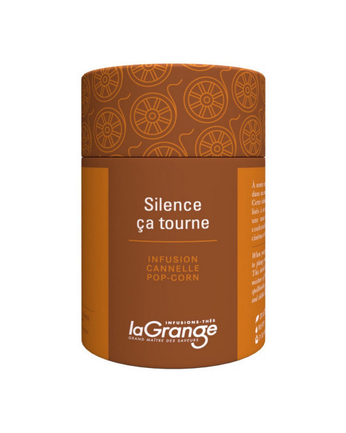 Silence ça tourne - Infusion pop corn cannelle - Boite Collection 80g