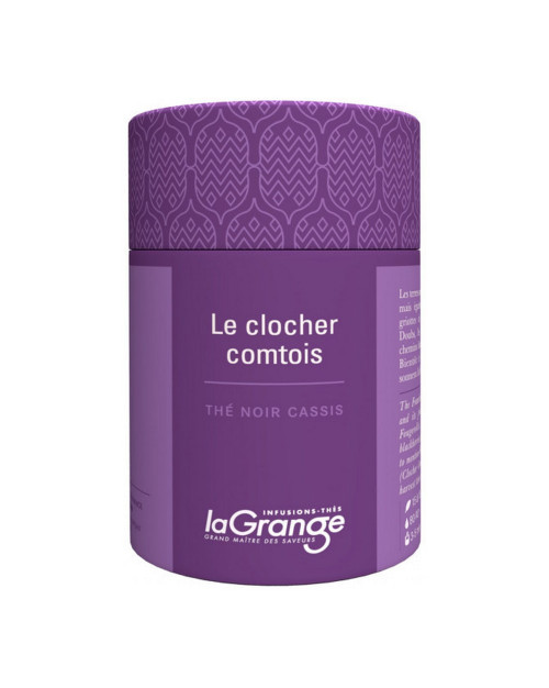 Le clocher comtois - Thé noir cassis - Boite collection 80g