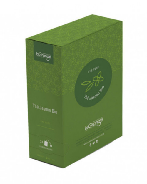 Fleurs de jasmin - Thé vert - Boite 24 sachets