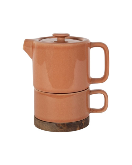 THEIERE EGOISTE+FILTRE NORDIKA TERRACOTTA 45CL