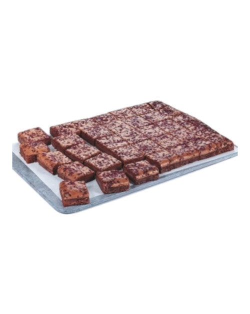 Brownie chocolat framboise