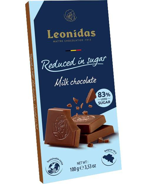 Tablette réduite en sucre lait 100g