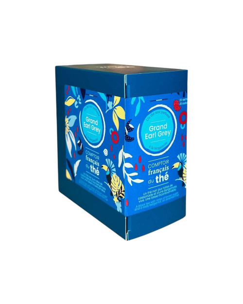 Thé Noir Grand Earl Grey - Boite 20 sachets