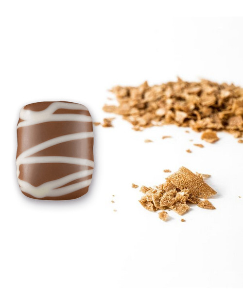 Mosaïque feuilletine lait